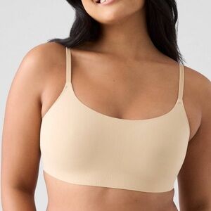 TRUE & CO Everybody Adjustable Strap Scoopneck Bra Sz L